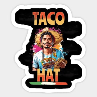 Taco hat Sticker